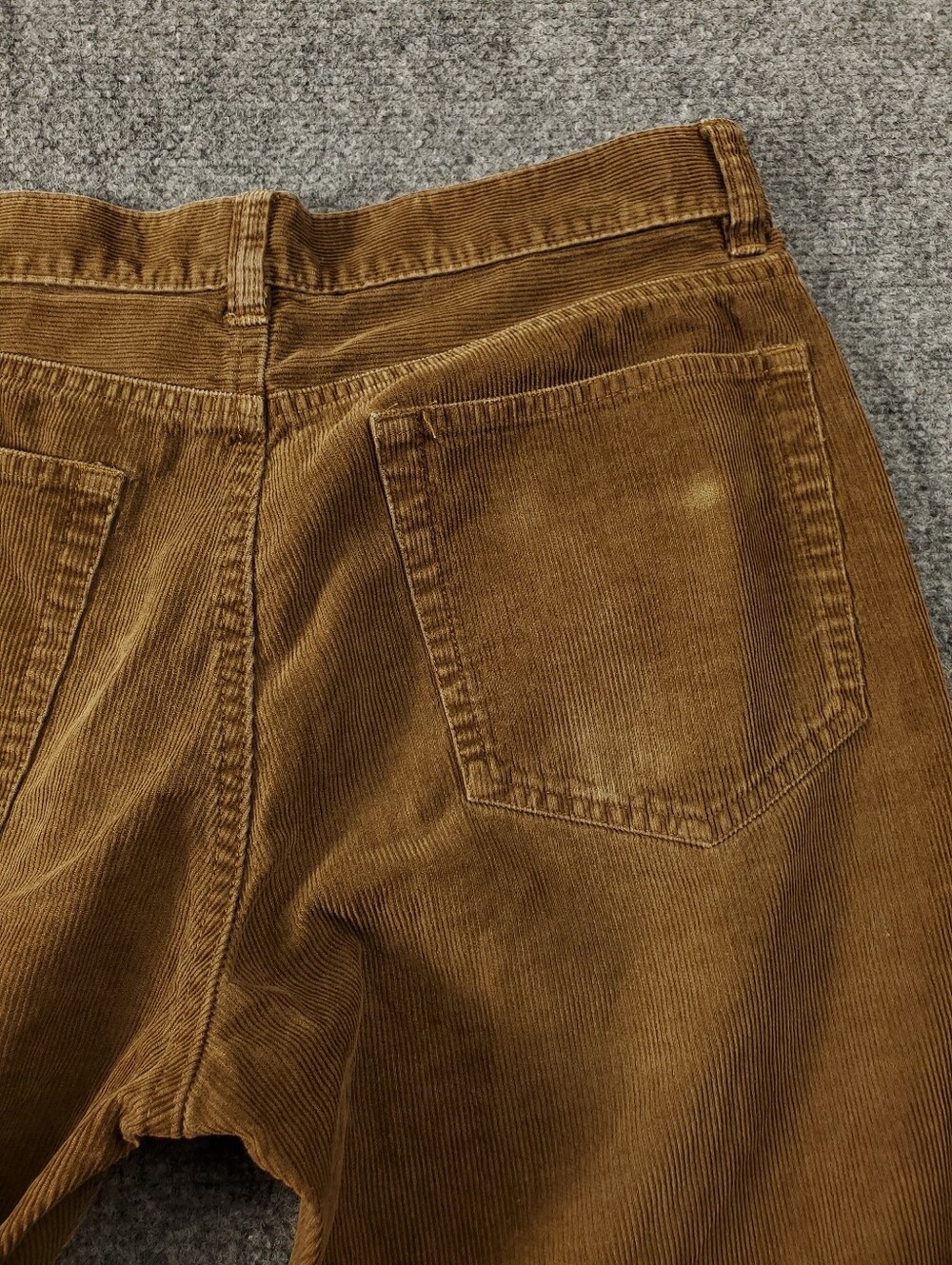 J Crew Corduroy Pants Mens 30x30 Straight Leg Brown Cotton Y2K Academia - Picture 8 of 9